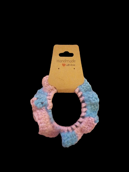 Small Cotton Candy Scrunchie