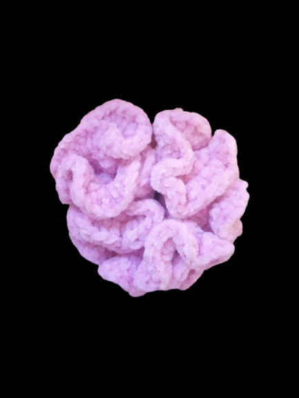 Large Baby Pink Velvet Scrunchie